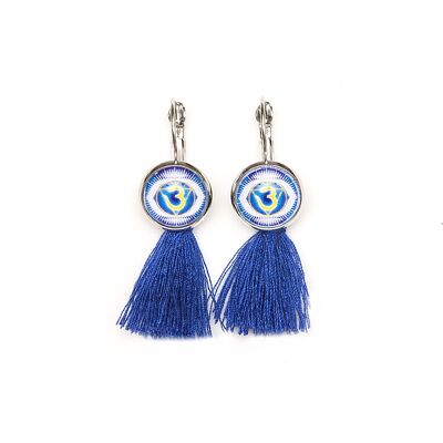 Chakra earrings forehead chakra