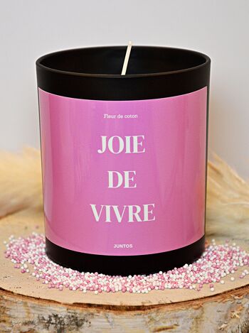 Bougie parfumée – Joie de vivre – Pot réutilisable 2