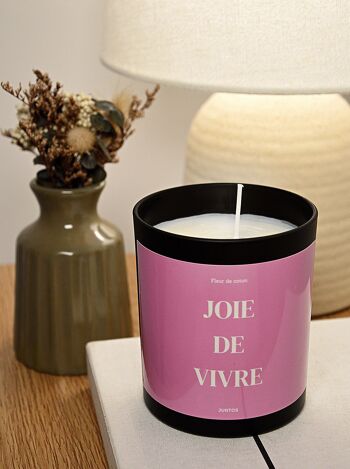 Bougie parfumée – Joie de vivre – Pot réutilisable 7