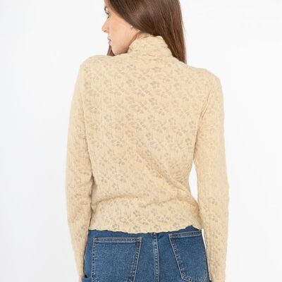 Flower pattern under sweater - 11251