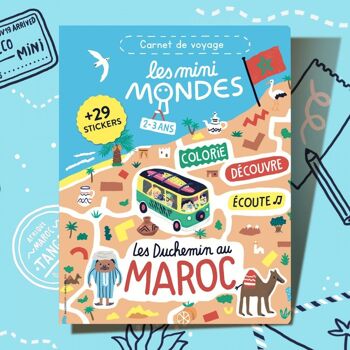 Maroc - Cahier d'activités pour enfant 2-3 ans - Les Mini Mondes 5