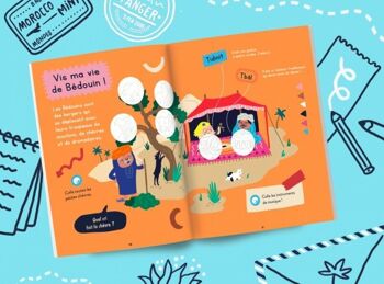 Maroc - Cahier d'activités pour enfant 2-3 ans - Les Mini Mondes 8