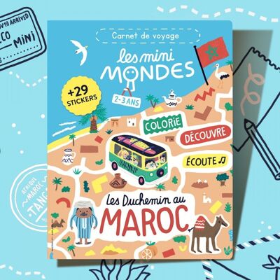 Morocco - Activity book for children 2-3 years old - Les Mini Mondes
