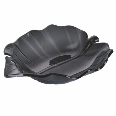 Smoked leaf bowl 22x19 cm 400ml