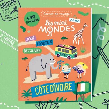 Côte d'Ivoire - Cahier d'activités pour enfant 2-3 ans - Les Mini Mondes 5