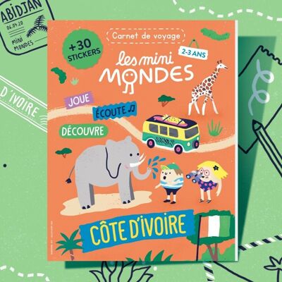 Ivory Coast - Activity book for children 2-3 years old - Les Mini Mondes