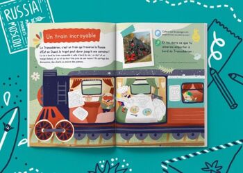 Russie - Cahier d'activités pour enfant 4-7 ans - Les Mini Mondes 8