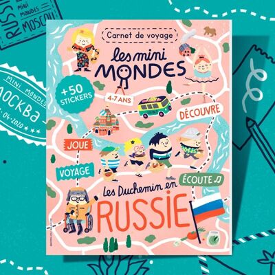 Russia - Activity book for children 4-7 years old - Les Mini Mondes