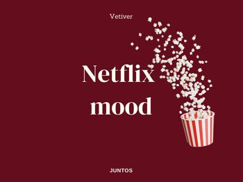 Bougie parfumée – Netflix mood – Pot réutilisable étiquette waterproof 3