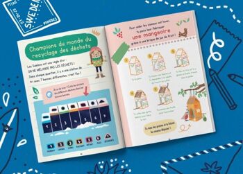 Suède - Cahier d'activités pour enfant 4-7 ans - Les Mini Mondes 4