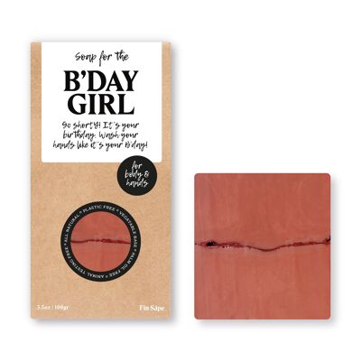 Fin Såpe Soap Bar - For The Bday Girl