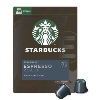 Compra Paquete de café Starbucks con termo de metal verde de ganso verde y  2 vasos Nespresso Lungo