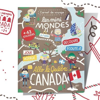 Canada - Cahier d'activités pour enfant 4-7 ans - Les Mini Mondes