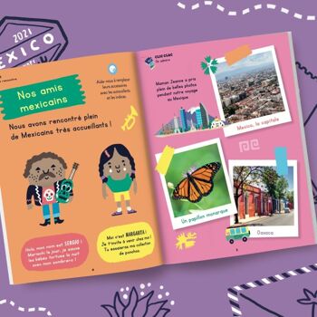 Mexique - Cahier d'activités pour enfant 2-3 ans - Les Mini Mondes 6