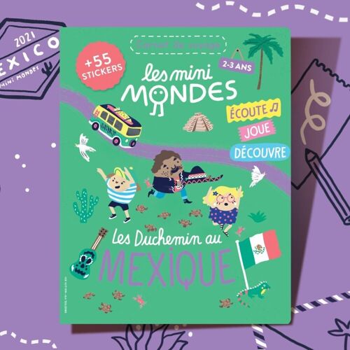 Mexique - Cahier d'activités pour enfant 2-3 ans - Les Mini Mondes