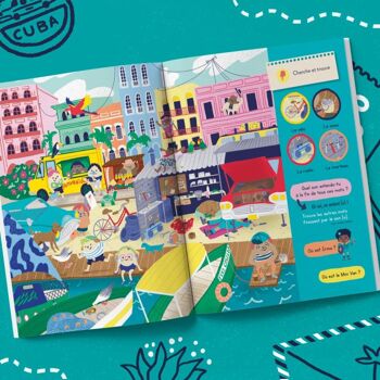 Cuba - Cahier d'activités pour enfant 4-7 ans - Les Mini Mondes 2