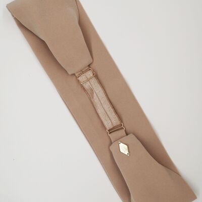 Classic adjustable headband - Beige