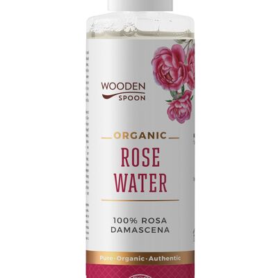 Organic Rose Water 100% Rosa Damascena, 200 ml