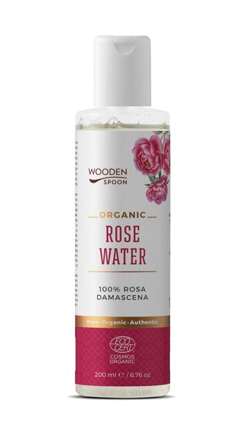 Eau de Rose Bio 100% Rosa Damascena, 200 ml