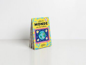 Affiche tour du monde pliée planisphère enfant - Les Mini Mondes 10