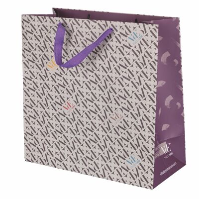 Busta regalo in carta 35x35x16 cm, Monogram