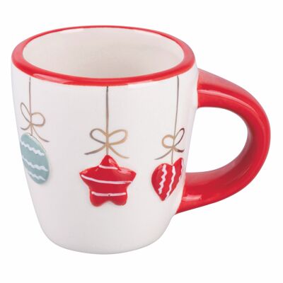 Christmas cup 90 ml in ceramic, Xmas Funny