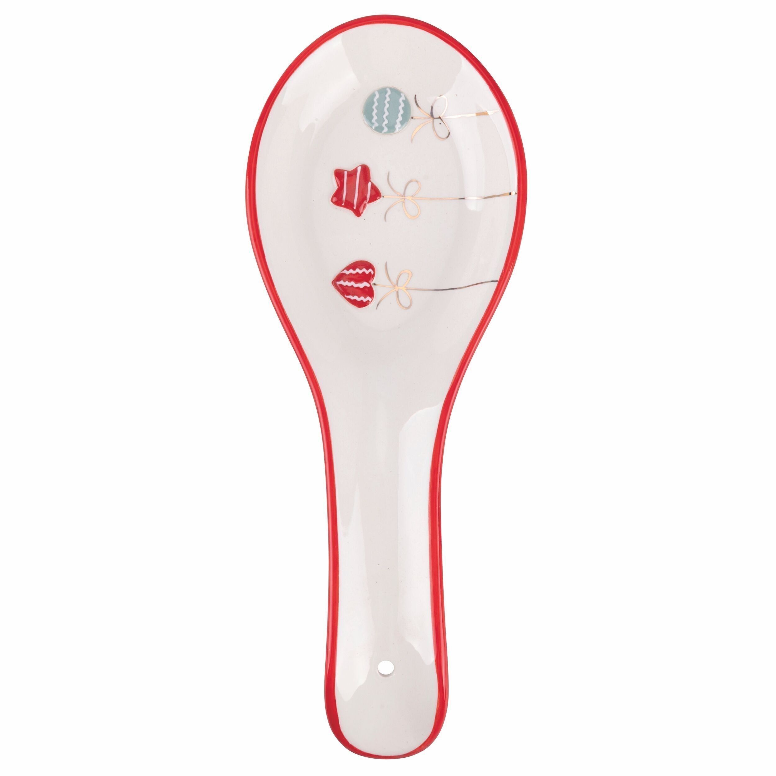 Weihnachts-Keramik-Löffelablage, Xmas Funny