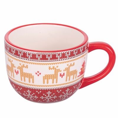Christmas mug 392 ml in ceramic, Scandy
