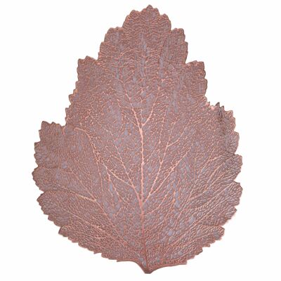 Leaf placemat 46x37 cm rose gold, Leaves