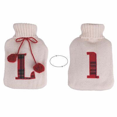 Hot water bottle 2 L, Monogram Tartan L