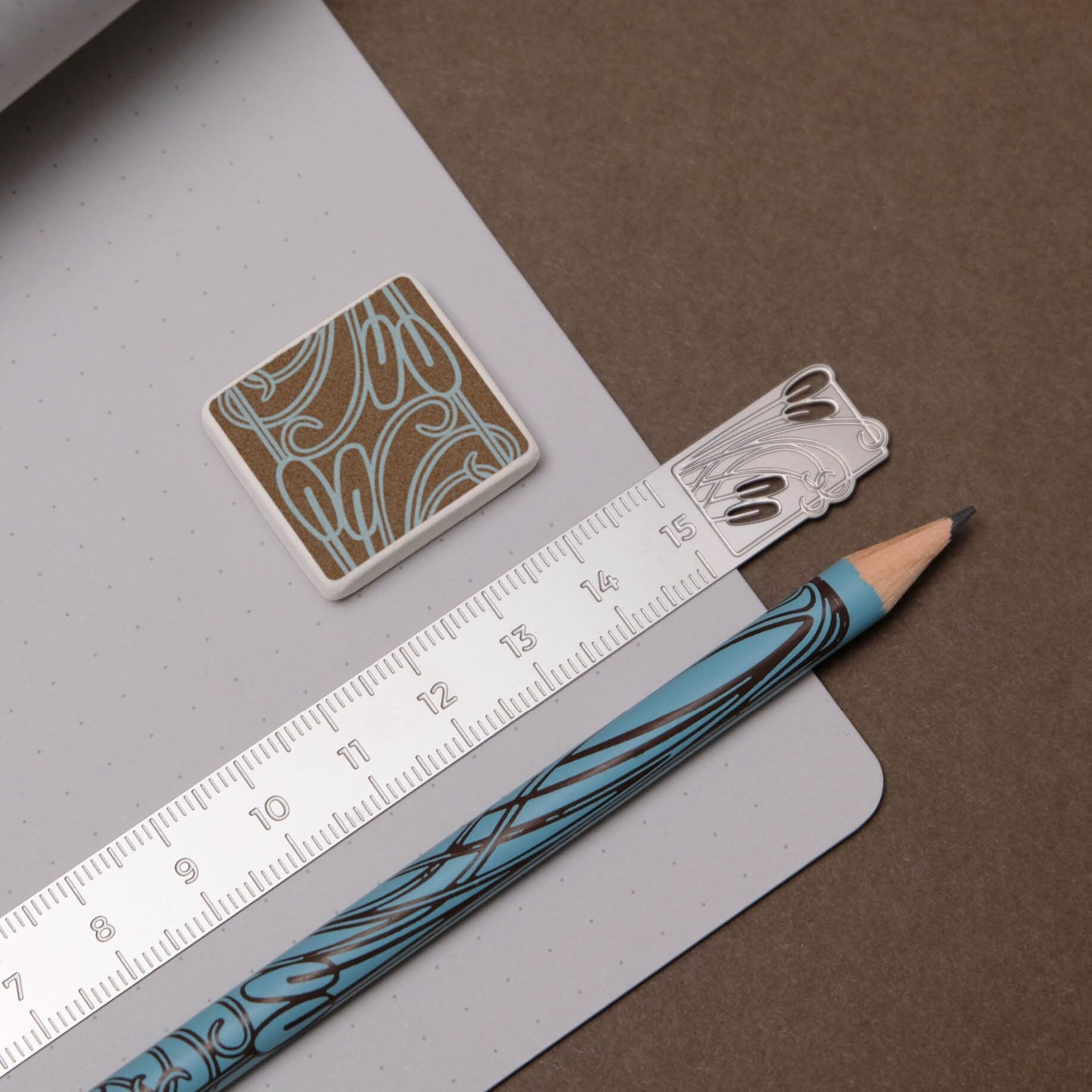 Schreibset - Jugendstilrohr