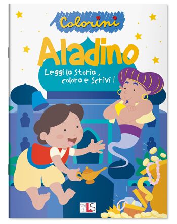 Livres de coloriage en italien - Colorini - Aladdin