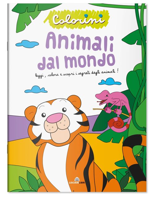 Albi Da Colorare In Italiano - Colorini - Animali Dal Mondo