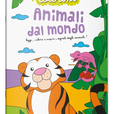 Albi Da Colorare In Italiano - Colorini - Animali Dal Mondo