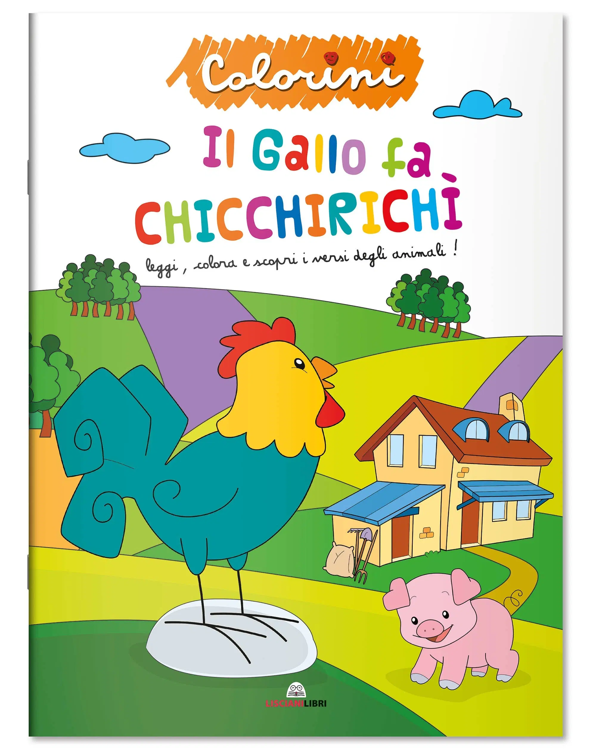 Achat Livres de coloriage en italien - Colorini - Le Coq en gros