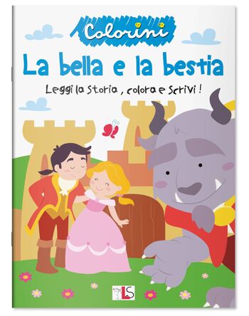 Livres à colorier en italien - Colorini - La Beauté Et La