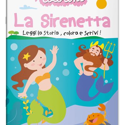 Albi Da Colorare In Italiano - Colorini - La Sirenetta