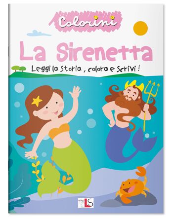 Livres de coloriage en italien - Colorini - La Petite Sirène