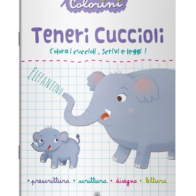 Albi Da Colorare In Italiano - Colorini - Teneri Cuccioli