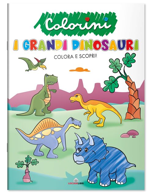 Albi Da Colorare In Italiano - I Grandi Dinosauri
