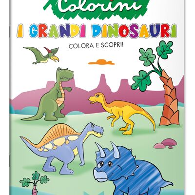 Albi Da Colorare In Italiano - I Grandi Dinosauri