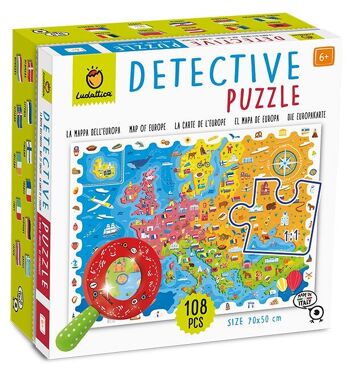 Puzzle Détective - La carte de l'Europe 1