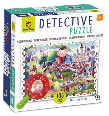 Puzzle Détective 108 pièces - Fantaisie 1