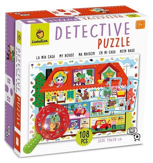 Detective Puzzle 108 pezzi - La mia casa