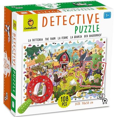 Detective Puzzle 108 pezzi - La fattoria