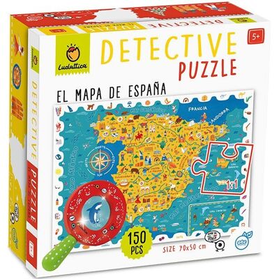 Detective Puzzle 150 pezzi - Mappa della Spagna