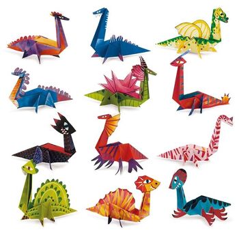 Origami facile - Dinosaures 2