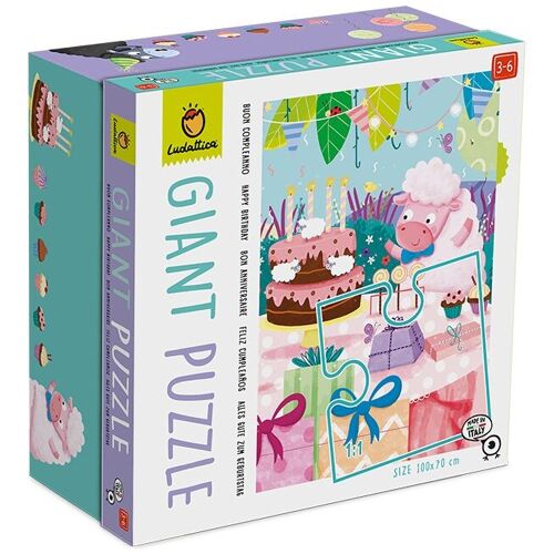 Puzzle gigante 48 pezzi - Buon compleanno