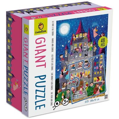 Puzzle gigante da 48 pezzi - Il castello delle fate