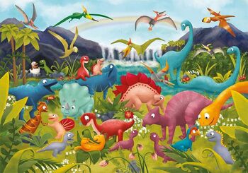 Puzzle géant 48 pièces - Dinosaures 2